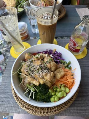   at The Happy Cat - Veggie Cafe-Restaurant in Luang Prabang