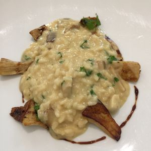 Pilzrisotto  at TIAN Restaurant in Vienna