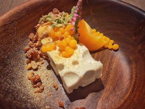 1st dessert. Cashew cheesecake and other goodness   at TIAN Restaurant in Vienna