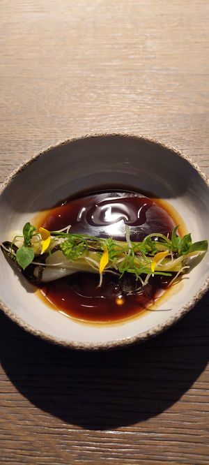 Lauch und Kartoffel die Erste at TIAN Restaurant in Vienna