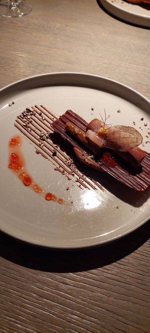 Schokolade und Erdbeere at TIAN Restaurant in Vienna