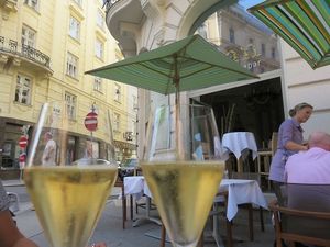 terrace at TIAN Restaurant in Vienna