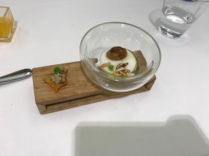 Amuse-bouche at TIAN Restaurant in Vienna