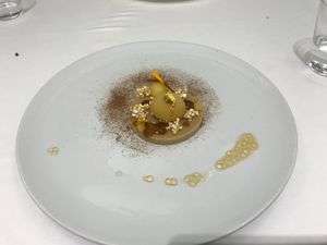 Tarte Tatin at TIAN Restaurant in Vienna