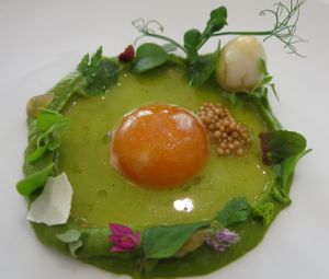 One of the main courses at TIAN Restaurant in Vienna