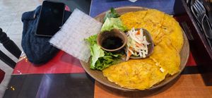 Vegetarian pancake at 24 Restaurant  in Sapa