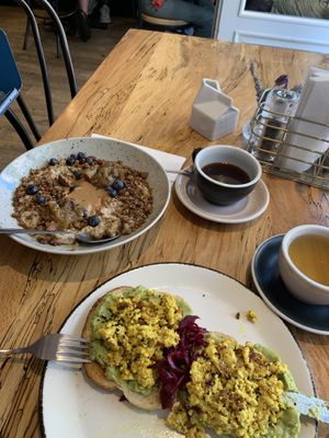 Yummy Porridge & amazing Avocado Toast  at Rookery Lane Food And Lodging in Kenmare