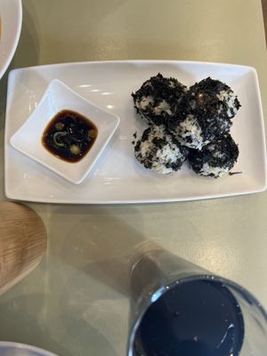 Rice balls  at Seoul Food in Halifax