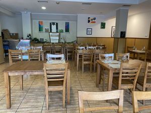 Comedor (arriba)  at Hostería El Cruce in Cabezon De La Sal