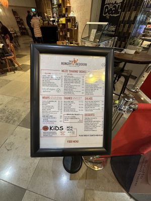 What’s on offer  #Veganuary at The Hungry Bedouin in East London