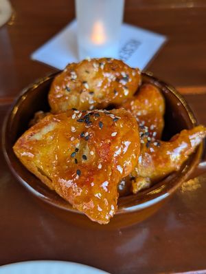 Cauliflower bites at El Plaza in Vieques