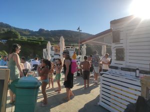 Beach at Chiringuito Salseiras in Caion