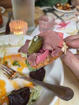 Mushroom lentil pate  at SILVIA in Woodstock