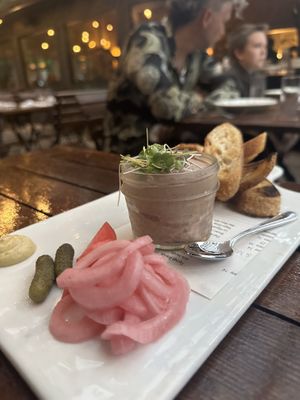 Vegan Mushroom Lentil Pâté   at SILVIA in Woodstock
