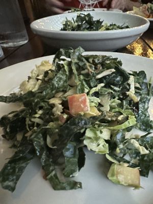 Kale and Brussels sprout salad   at SILVIA in Woodstock