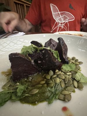 Charred beets  at SILVIA in Woodstock