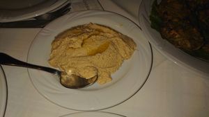 Hummus at ANTHI Taverna in Corfu