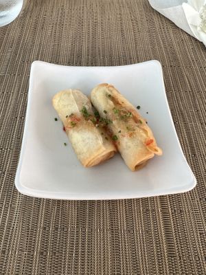 Vegan spring rolls   at Sushi by Gavinas in Funchal