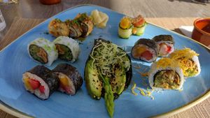 Set vegan sushi lunch. at Sushi by Gavinas in Funchal