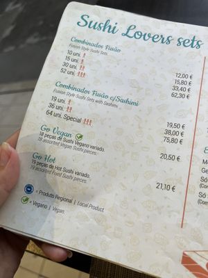   at Sushi by Gavinas in Funchal