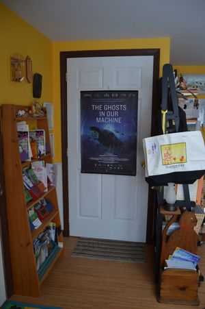 Next to the kitchen at Ginger Cat B&B. at The Ginger Cat B&B in Rock Stream