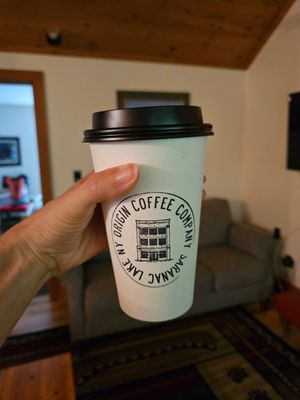  at Origin Coffee in Saranac Lake