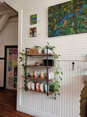  at Origin Coffee in Saranac Lake