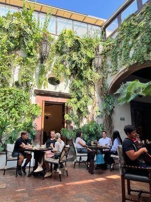 Dining area  at Andanza in San Miguel De Allende