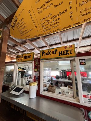 Bean + Rice Burritos.  at Baja Taco in Cordova