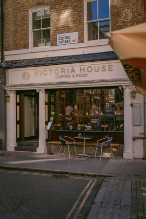 Victoria House Coffee & Food, where corner has a new story of gossips, laughter & food. at Victoria House in London