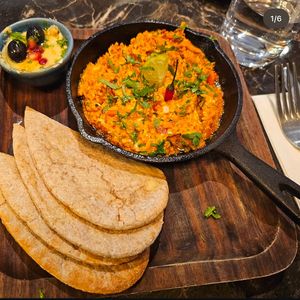 Did you try our scrambled spicy shakshuka? at Victoria House in London