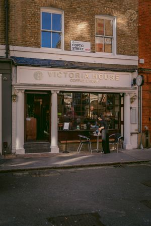 Grab a cup of coffee with us at Victoria House in London