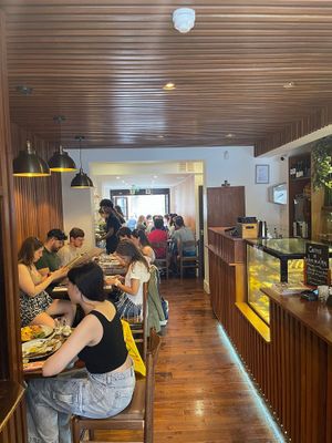 Busy mornings taste better here. at Victoria House in London