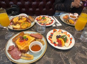 The best brunch of London is served at Victoria House. at Victoria House in London