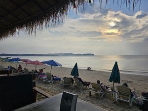 Great place to watch the sunset at Lanna Restaurant and Massage in Phang Nga