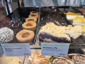 Vegan labelled at Espresso House in Esbjerg