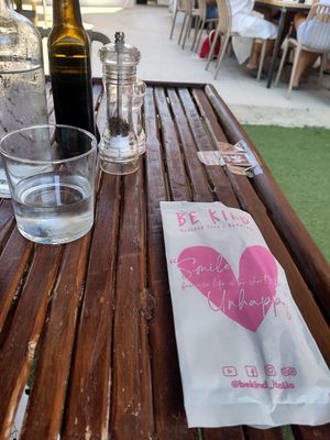 Ready to eat good food at Be Kind in Cattolica