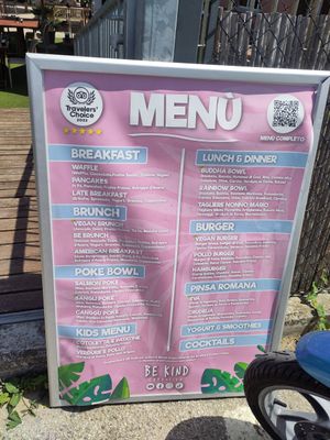 Menü at Be Kind in Cattolica