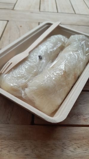 Vegan lemper at Toko Nina in Haarlem