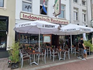 Front terrace at Batavia in Arnhem