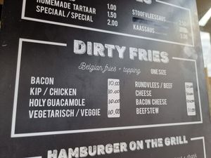 'Vegetarian fries' at Casa Patata in Bruges