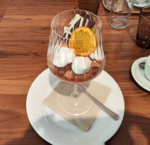 Dessert at Enja in Zurich