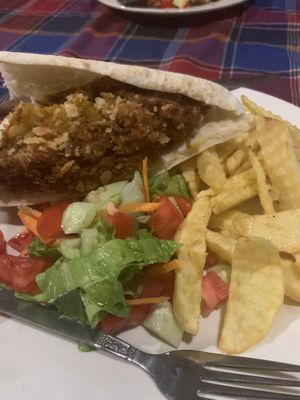 Pumpkin kebab at Veggie Tables in Vang Vieng