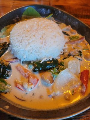 Palusami (Samoan stew) - vegan at Bandaloop in Arundel