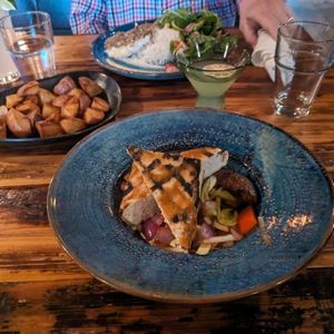 Scrumptious tofu. We also had a delicious dessert to go as we were full! at Bandaloop in Arundel