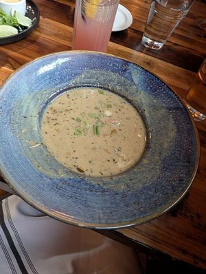 Mushroom soup at Bandaloop in Arundel