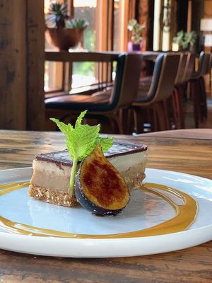 Vegan Raw Tahini Bar Dessert at Bandaloop in Arundel