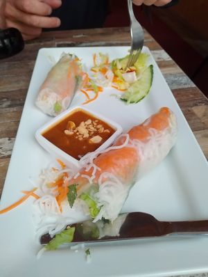 Gỏi cuốn - summer rolls at Pho Saigon in Groningen