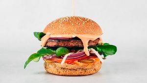 Veggie burger at Do Ručak in Sibenik