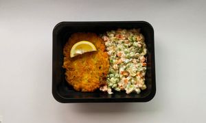 Franch salad with vegetables steak at Do Ručak in Sibenik